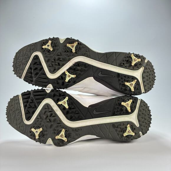 Nike Air Rival III White Black Leather Golf Shoes 628533-101 Men's Size 11.5 - Picture 8 of 10